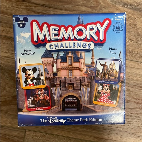 Disney Blue Card Game Memory Challenge - Picture 1 of 4